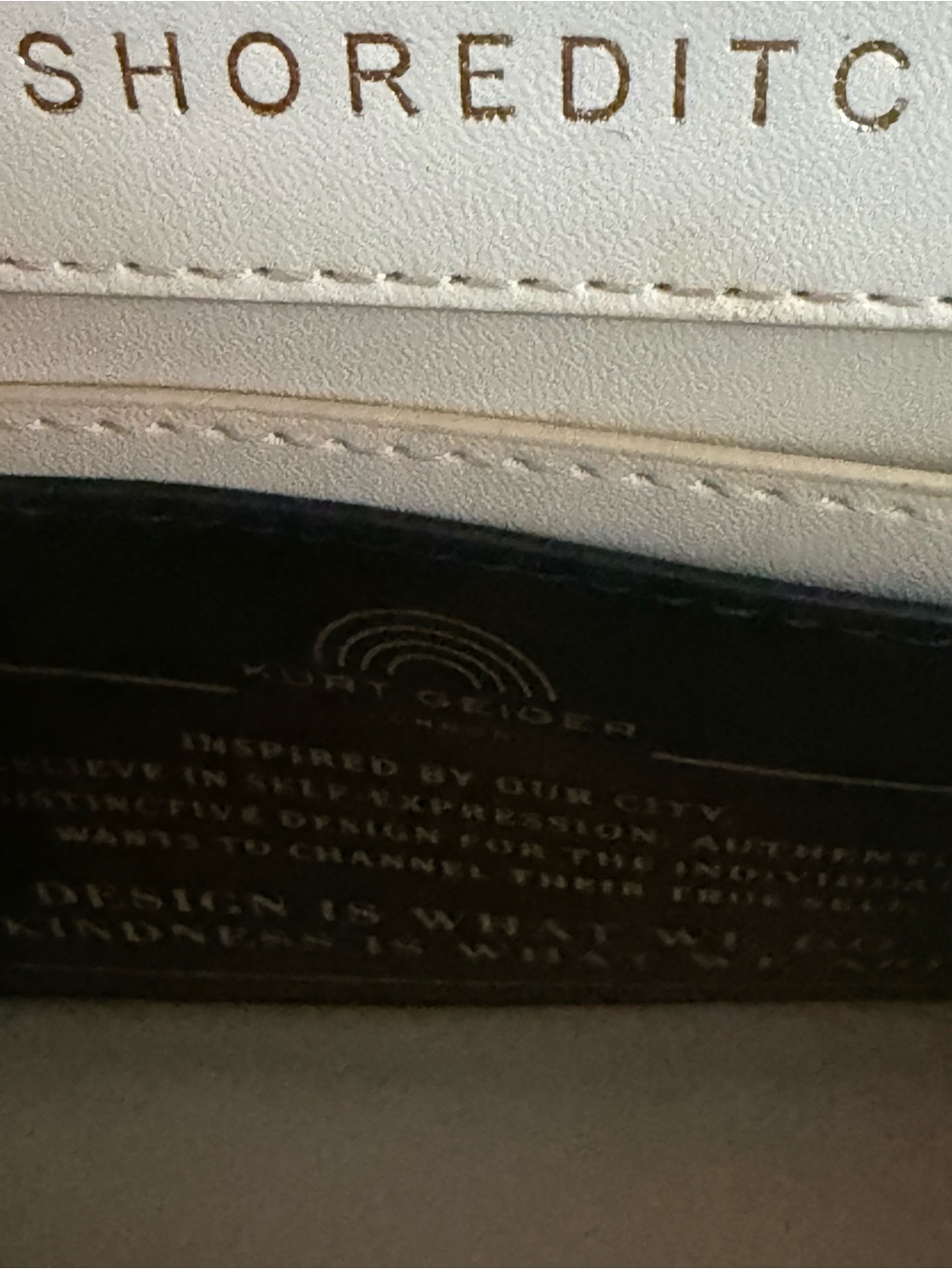 Kurt Geiger Small Shoreditch Eagle Crossbody Bag Neutral with Dust Bag - Picture 7 of 8